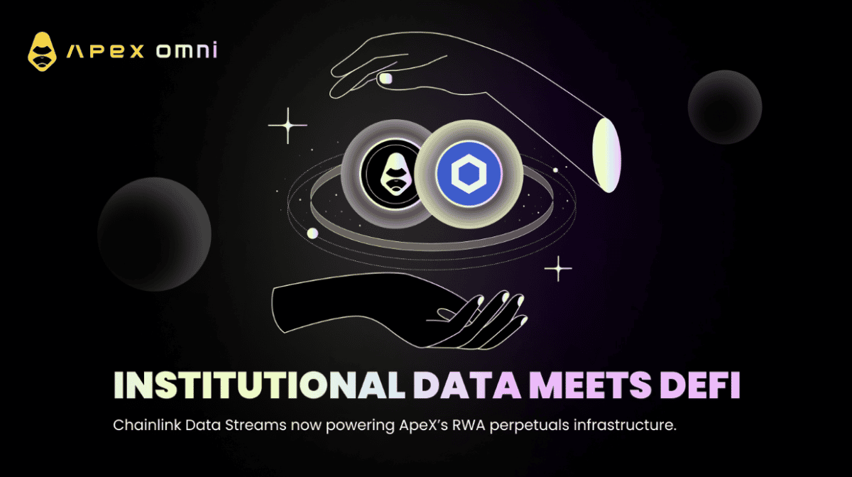 ApeX Protocol Integrates Chainlink Data Streams for RWA Perpetuals Across Five Chains